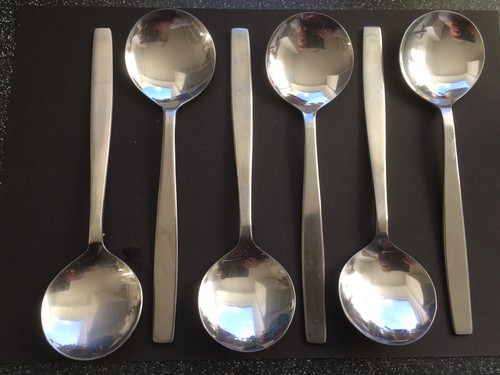 Viners chelsea soup spoons - 6,