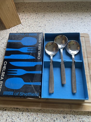 Viners chelsea soup spoons - x,